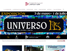 Tablet Screenshot of fundacionvillalarcyl.es